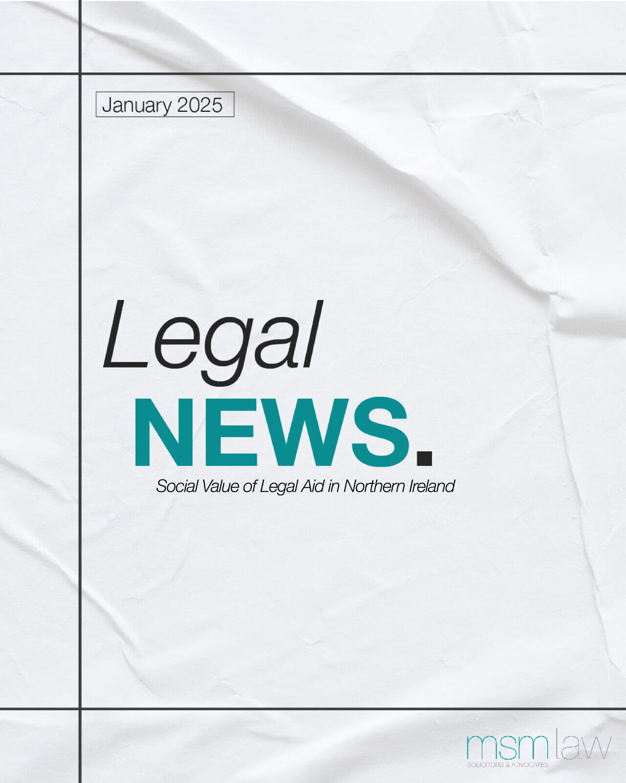 New Report Highlights the £1bn Social Value of Legal Aid in Northern Ireland