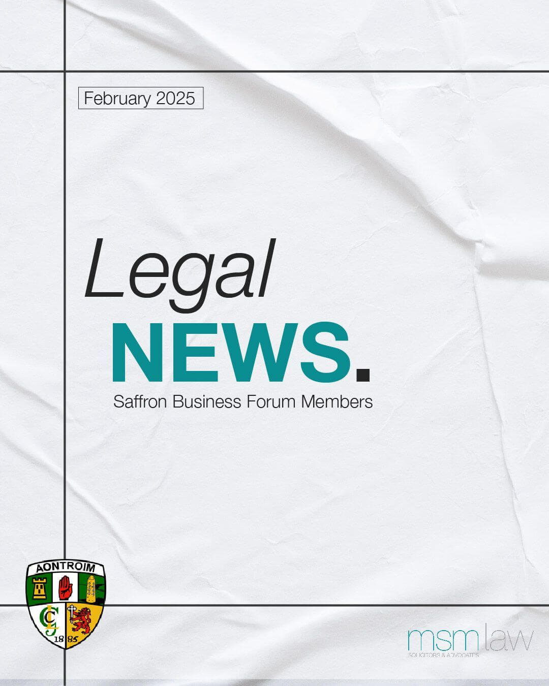 MSM Law is a proud member of Saffron Business Forum